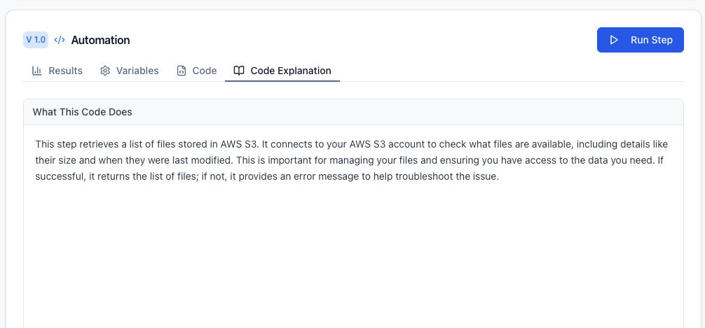 Understand the code with code explanation